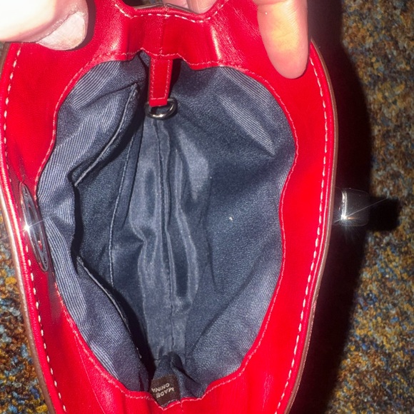 Coach Red Leather Wristlet Clutch - Picture 2 of 3